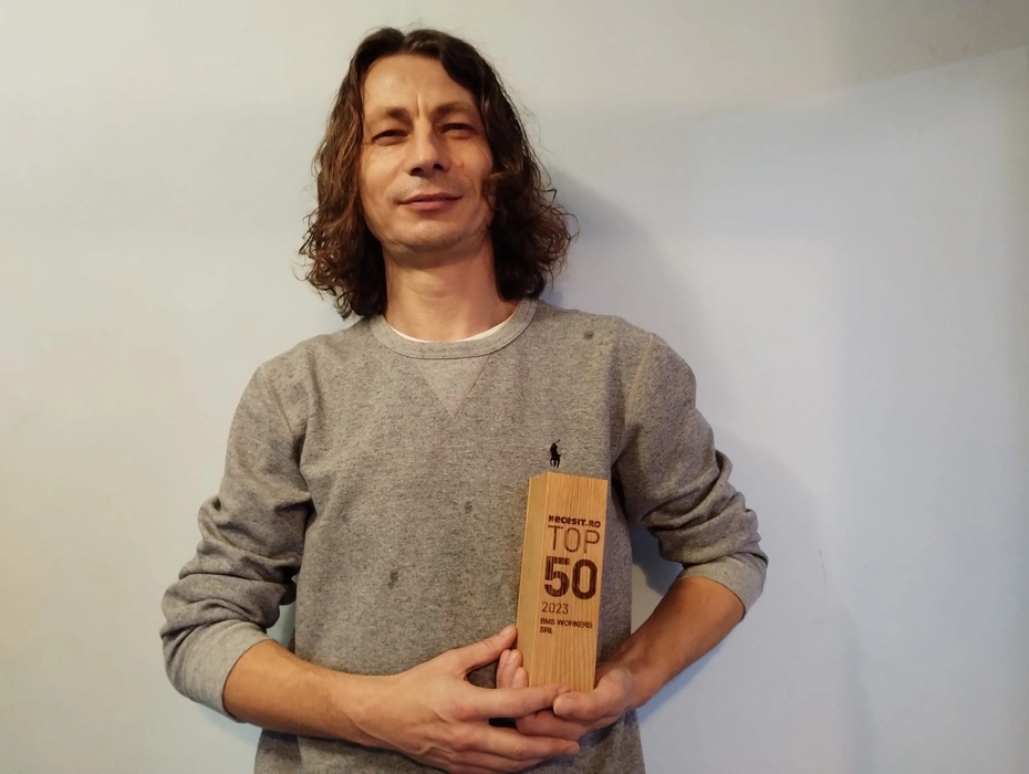 Felix Arotaritei de la BMS Muncitori cu premiul Necesit.ro Top 50.